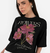 T-shirt Cropped Estampa Flowers - comprar online