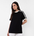 Camiseta Over Raglan Com Listras - loja online