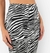 Saia Animal Print Zebra - comprar online