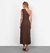 Vestido Midi Com Um Ombro Só - Yeesco