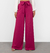 Calça Wide Leg Com Cinto Faixa - loja online