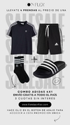 OFERTA COMBO ADIDAS #4x1 // REMERA + SHORT + OJOTAS Y MEDIAS DE REGALO!