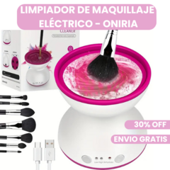 Limpiador de pinceles de maquillaje eléctrico + Organizador GRATIS - comprar online