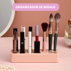 Imagen de Limpiador de pinceles de maquillaje eléctrico + Organizador GRATIS