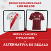 CAMISETA TITULAR RIVER 2025 + CAMISETA ALTERNATIVA DE REGALO | ¡OFERTA 2X1!