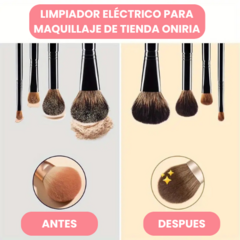 Limpiador de pinceles de maquillaje eléctrico + Organizador GRATIS - Tienda Oniria