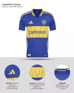 Camiseta Titular Boca Juniors 2025 - OFERTA 2x1 - Tienda Oniria