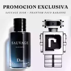 ¡OFERTA EXCLUSIVA 2X1! SAUVAGE DIOR + PHANTOM PACO RABANNE de REGALO!