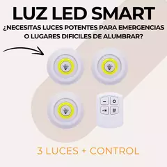 3x1 Luces LED inalámbricas