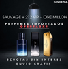 PERFUMES OFERTA 3X1 - Suavage Dior + 212 Vip Black + One Million