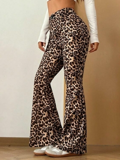 Pantalón palazzo animal print en internet