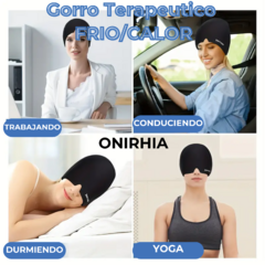 Gorro Terapéutico Alivio de Migrañas Frío/Calor - ONIRHIA