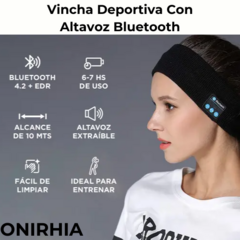 Vincha Deportiva Con Altavoz Bluetooth