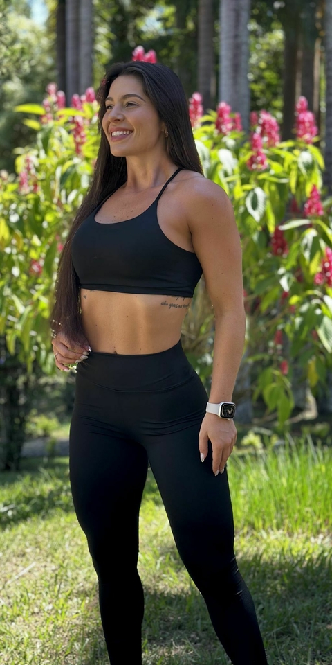 Conjunto Calça Basic com Top Judah Costas Cruzado - comprar online