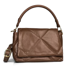 Bolsa em Couro Legítimo Modelo C/ Matelassê e Alça Removível - Andréia - comprar online