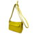 Bolsa em Couro Legítimo Modelo Alana - Amarelo