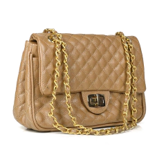 Bolsa em Couro Legítimo Feita C/ Matelassê Inspiração Moda - Chloe - comprar online