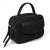 Bolsa Baú em Couro Camurça Modelo Emilly - Preto - Cinto Mania