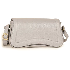 Bolsa em Couro Legítimo Feminina C/ Alça Tira-Colo Ajustável - Marina