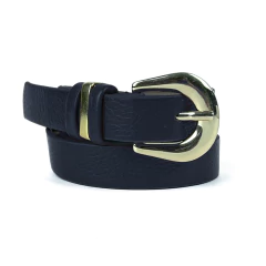 Cinto Feminino de Couro Legítimo com Fivela Banhada a Ouro – Priscila - comprar online