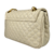 Imagem do Bolsa em Couro Legítimo c/ Matelassê Tote Modelo Chloe - Off White