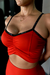 Top Frilled - Vermelho - Energy - Pinup Moda Fitness