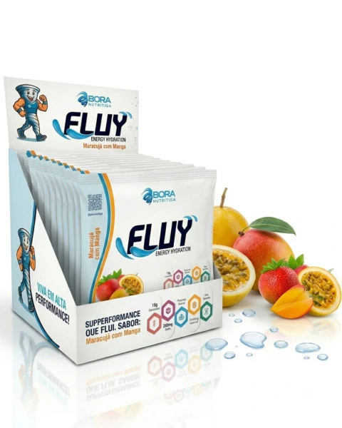 FLUY | Carbo com Eletrólitos - 15 sachês
