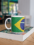 Caneca Bandeira do Brasil Modelo 2 - comprar online