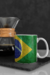 Caneca Bandeira do Brasil Modelo 2 - Like Geek