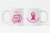 Caneca de Porcelana Personalizada Outubro Rosa 325ml