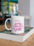 Caneca de Porcelana Personalizada Outubro Rosa 325ml na internet