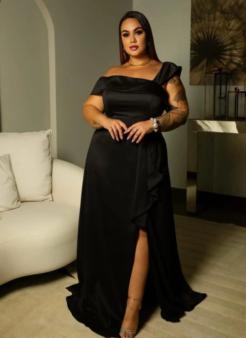 VESTIDO PRADA OMBRO A OMBRO DETALHE CINTURA - comprar online