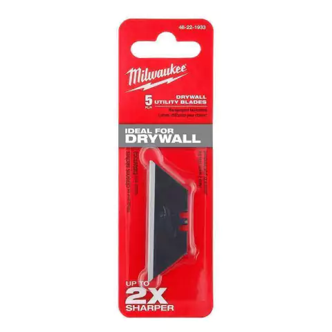 Hojas Cuchillas cutter para Drywall Milwaukee x5u 4822-1933