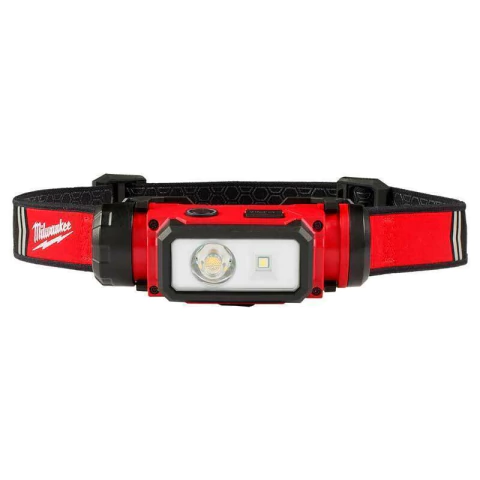 Vincha led para casco recargable mediante USB REDLITHIUM™ Milwaukee 2163-21 - comprar online