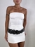 Vestido strapless luzbe blanco - comprar online