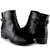 BOTA FEM REF:2453104 RAMARIM EM COURO/CANO CURTO COM FIVELA - loja online