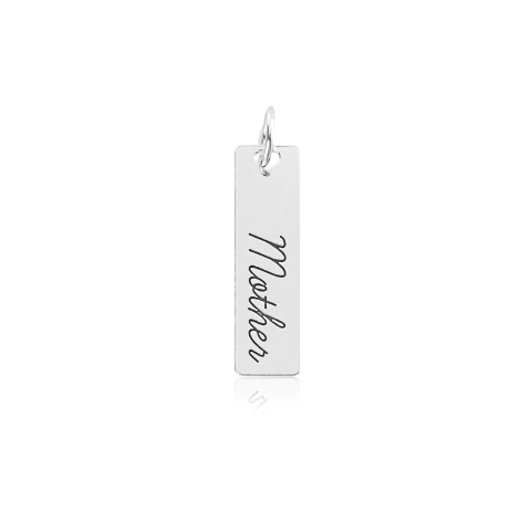 Pingente Prata 925 Placa 'Mother' - comprar online
