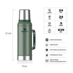 Combo Stanley: Termo 950 ml + Mate 236 ml + Bombilla Spoon - New-Adventure ⛰️ | Termicos, Camping, Hogar