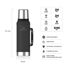 Combo Stanley: Termo 950 ml + Mate 236 ml + Bombilla Spoon - comprar online