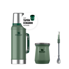 Combo Stanley: Termo 950 ml + Mate 236 ml + Bombilla Spoon - comprar online
