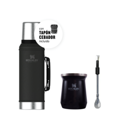 Combo Stanley: Termo 950 ml + Mate 236 ml + Bombilla Spoon