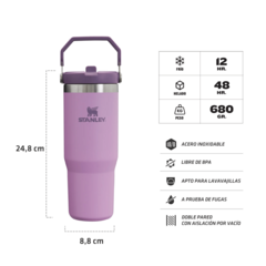 Botella Térmica Stanley Flip Straw 887 ml | Hidratación Duradera y Práctica