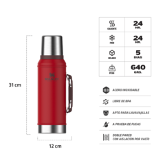 Combo Stanley: Termo 950 ml + Mate 236 ml + Bombilla Spoon - New-Adventure ⛰️ | Termicos, Camping, Hogar