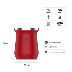 Combo Stanley: Termo 950 ml + Mate 236 ml + Bombilla Spoon - tienda online