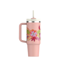 Vaso Térmico Stanley Quencher H2.0 FlowState™ Tropic | 887 ml - New-Adventure ⛰️ | Termicos, Camping, Hogar