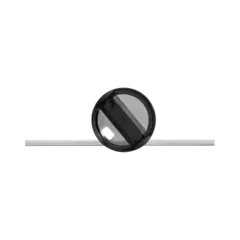 Vaso Quencher H2.0 FlowState™ de Stanley, incluye tapa negra y sorbete de acero inoxidable.