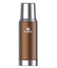 Termo Stanley Mate System Classic de 800 ml en color marrón con tapa de acero inoxidable.