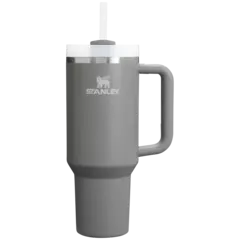Vaso Quencher H2.0 FlowState™ de Stanley, 1.2L, color gris, con tapa y sorbete, diseñado para una hidratación duradera.