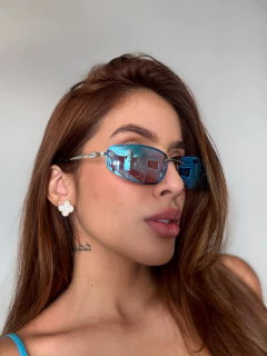 ÓCULOS ISADORA AZUL ESPELHADO - comprar online