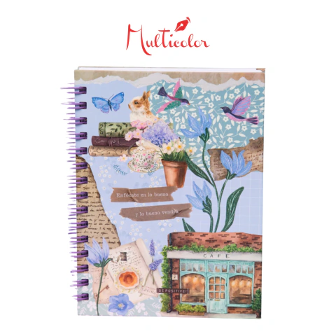 AGENDA A5 HOJA POR DÍA BP - JARDIN DE PAPEL